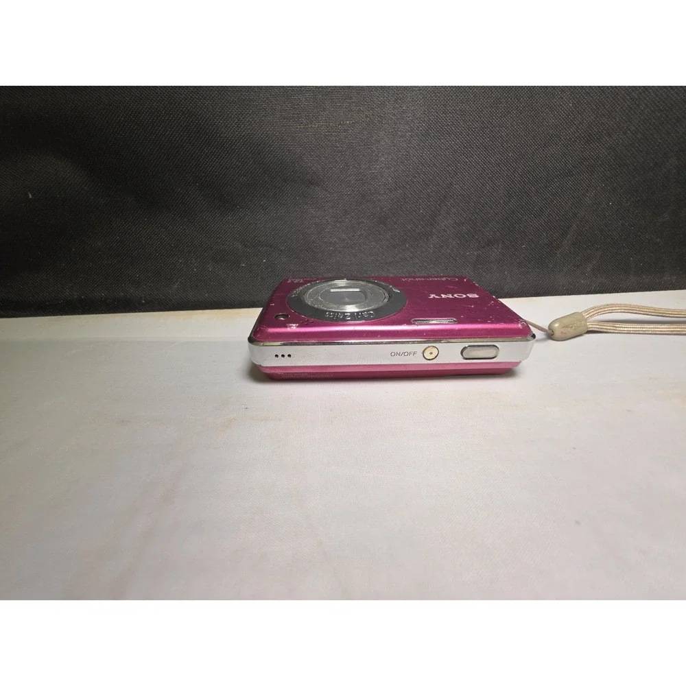 Sony Cyber-shot DSC-W220 12.1MP Digital Point & Shoot Camera Pink Untested